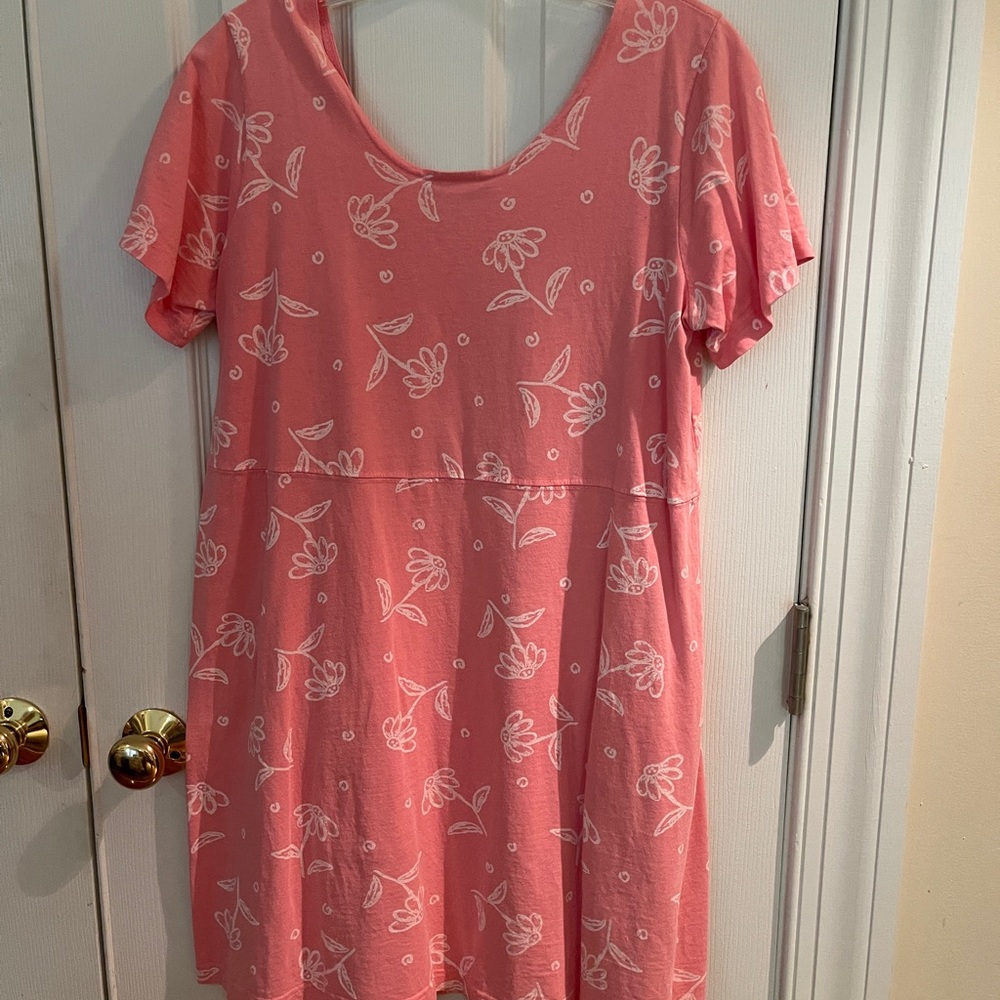 Fresh Produce Peach Floral Dress - Picture 2 of 4